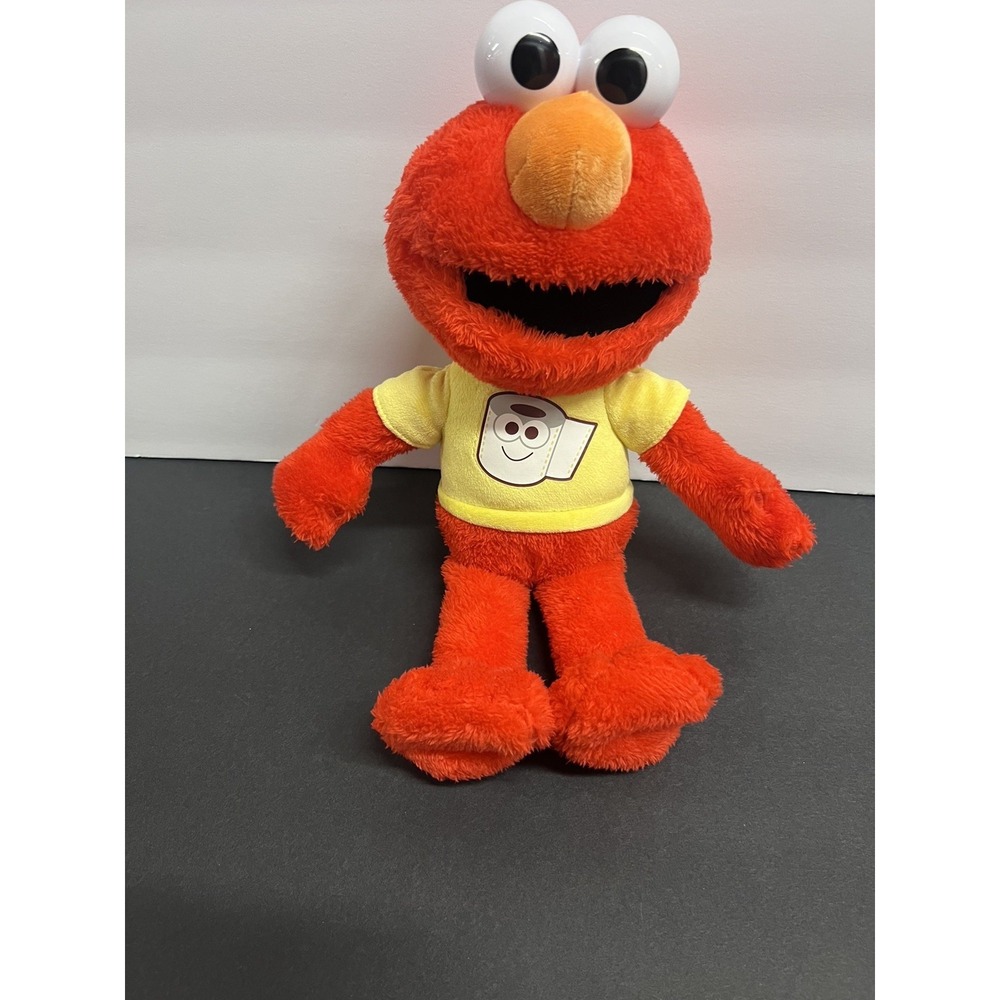 Sesame Street Potty Elmo Toy Plush Talks Sings - works great